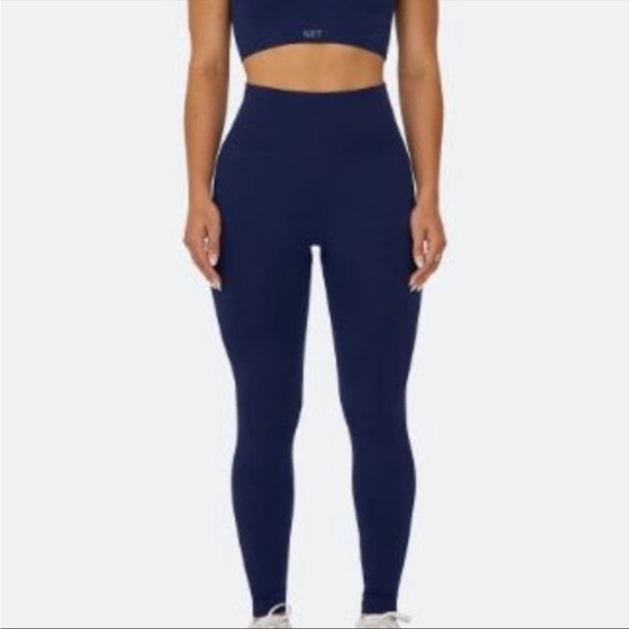 SET ACTIVE Pants - Set Active Blue Sculptflex Leggings Size Small